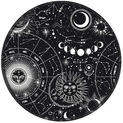 ITNRSIIET Round Mouse Pad with Stitched Edge Premium-Textured Waterproof by +ITNRSIIET