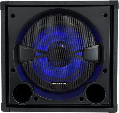 Rockville BASS Blaster 12 800W Powered Home Audio Subwoofer, Adjustable - Image 3