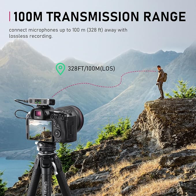 ULANZI AM18 Wireless Lavalier Microphone, Compact Mini Lapel Mic - Image 5