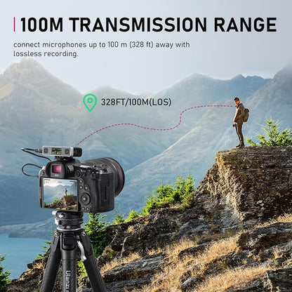 ULANZI AM18 Wireless Lavalier Microphone, Compact Mini Lapel Mic - Image 5