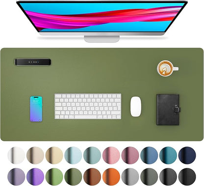 Aothia Desk Protector Mat, Mouse Pad, Non-Slip Waterproof PU Leather Desk by Aothia