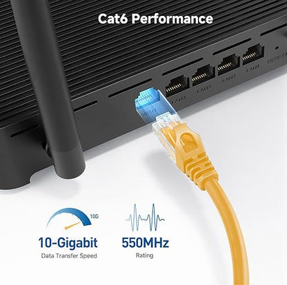 Cable Matters 10Gbps Snagless Cat 6 Ethernet Cable - 20ft - Image 3