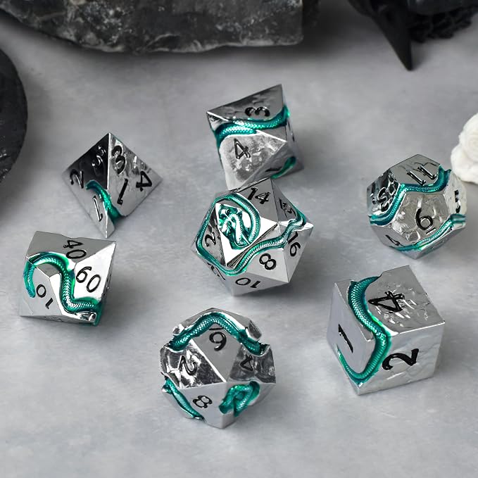 RULE DICE Metal DND Dice Set for Dungeons and Dragons - Image 6