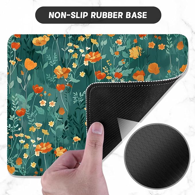 ITNRSIIET Mouse Pad with Stitched Edge Premium Textured Smooth Precise - Image 3