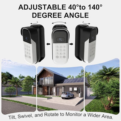 Swivel Mount for myQ Smart Garage Video Keypad, Weatherproof Angle Mounting - Image 3