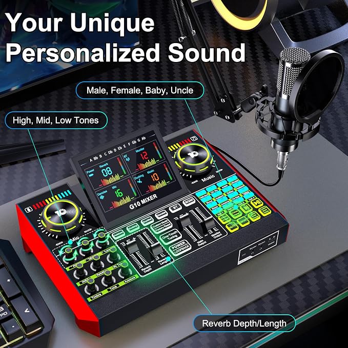 Podcast Equipment Bundle with 3.5mm Condenser Microphone - Image 3