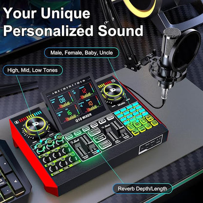 Podcast Equipment Bundle with 3.5mm Condenser Microphone - Image 3