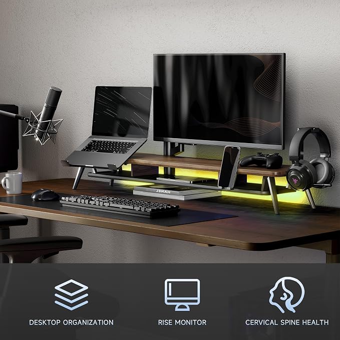 Fenge Dual Monitor Stand, Monitor Riser - Image 2