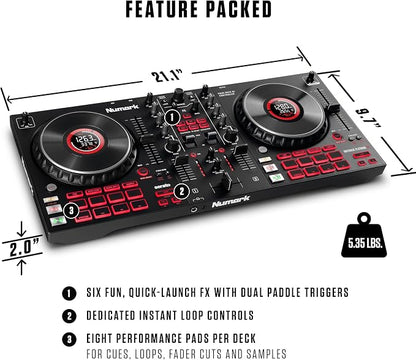 Numark Mixtrack Platinum FX Serato DJ Controller - Image 5