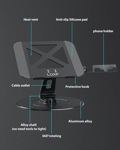Adjustable 10-17.3" Laptop Stand - Image 4