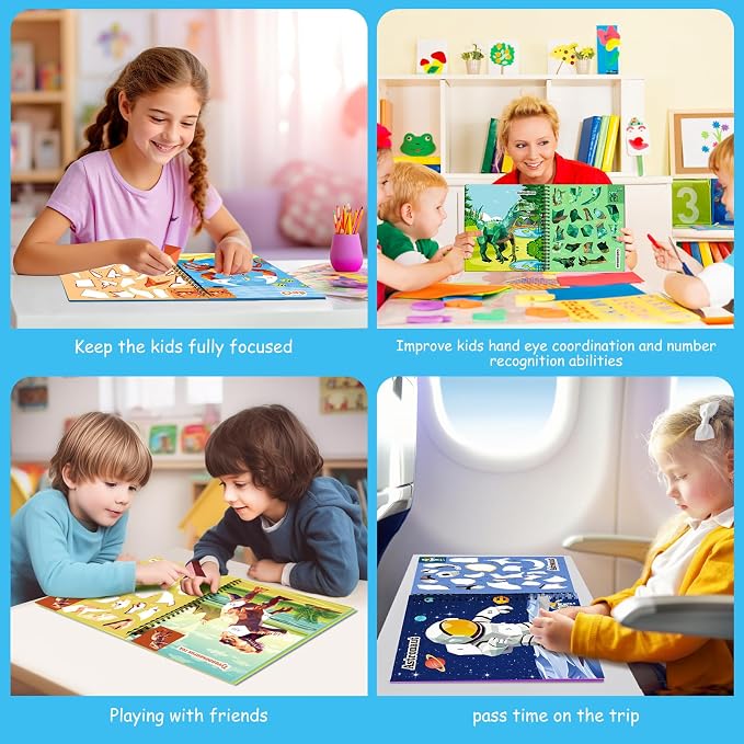 homicozy 4PCS Sticker Paint Books - Image 4