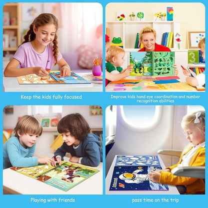 homicozy 4PCS Sticker Paint Books - Image 4
