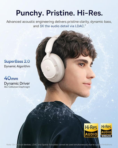 Baseus Bass BH1 NC Adaptive Active Noise Cancelling Headphones, Real-Time - Image 3