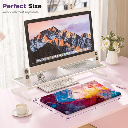 Ospelelf Keyboard Wrist Rest Comfortable Ergonomic Keyboard Stand Riser Holder - Image 6