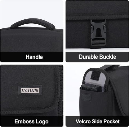 CADeN Camera Bag Case Shoulder Crossbody Bag Compatible - Image 7