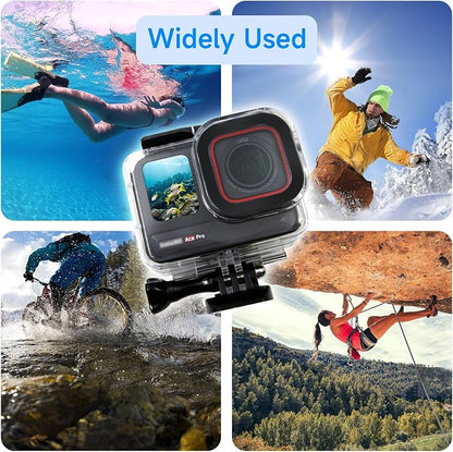 SHOOT Waterproof Housing Case for Insta 360 Ace Pro Diving Protective - Image 6