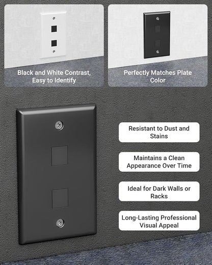 VCE UL Listed Blank Keystone Jack Inserts - Image 3