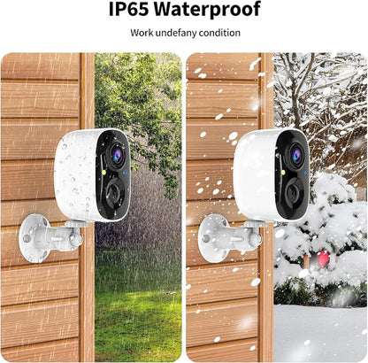 2K FHD WiFi Wireless Cameras Solar Powered, Security Cameras Wireless Outdoor - Image 9