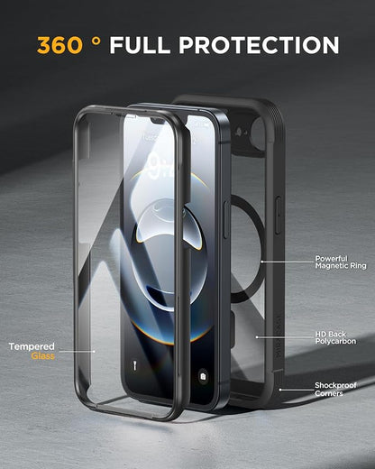 Miracase Magnetic for iPhone 16e Case Full-Body Phone - Image 3