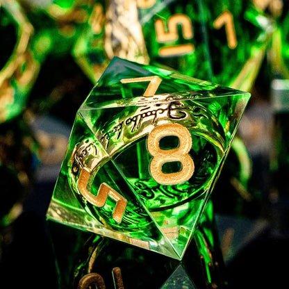 Magic Golden Ring DND Dice - Image 5