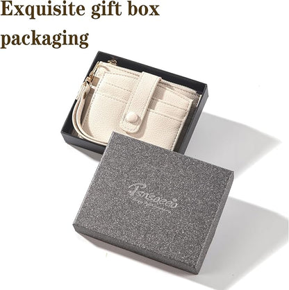 Keychain Wallet Wristlet Small Credit Card Holder Bracelet Key Chain Purse - Image 5