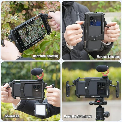 Foto4easy Universal Smartphone Video Rig, Aluminum Phone Video Stabilizer - Image 5