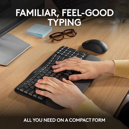 Logitech Wave Keys MK670 Combo, Wireless Ergonomic Keyboard - Image 3