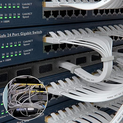 Folishine Cat 7 Ethernet Cable 30 ft, High Speed Internet Network Cable - Image 8