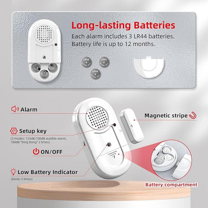 Sanjie Door Window Alarms - Image 6