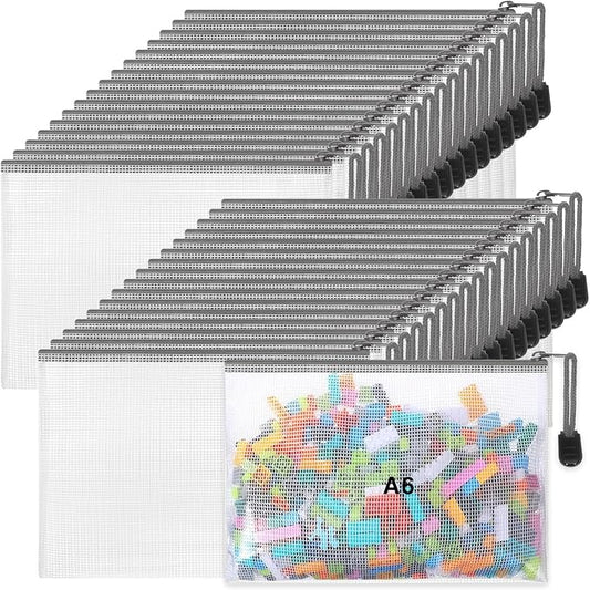 Jetec 32 Pcs Mesh Zipper Bags Toy Storage Bikini Organizer Bag Bolsas Para by Jetec