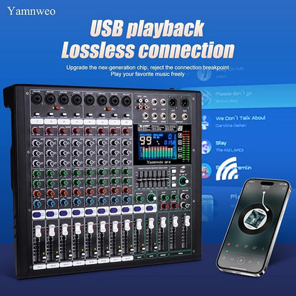 GF8 Pro Multi-Function 8-Channel Bluetooth DJ Sound Console - Image 5