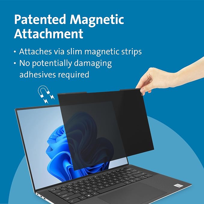 Kensington MagPro™ Magnetic Laptop Privacy Screen 15.6 inch, Removable 16:10 - Image 2