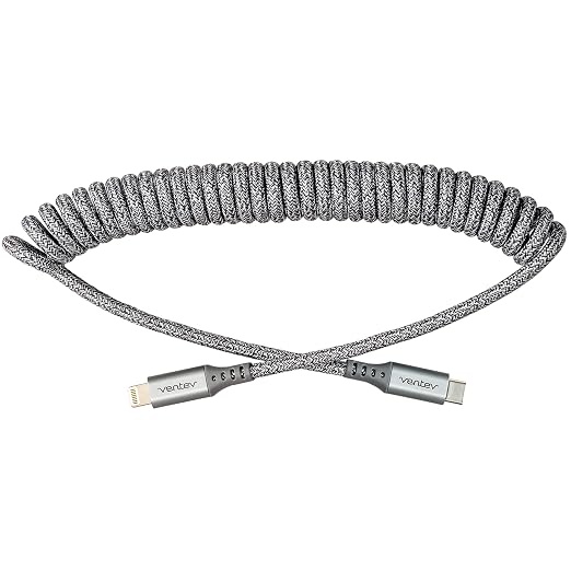 Ventev - Helix 3ft Expandable iPhone Cable | Fast Charging USB C to Apple - Image 5