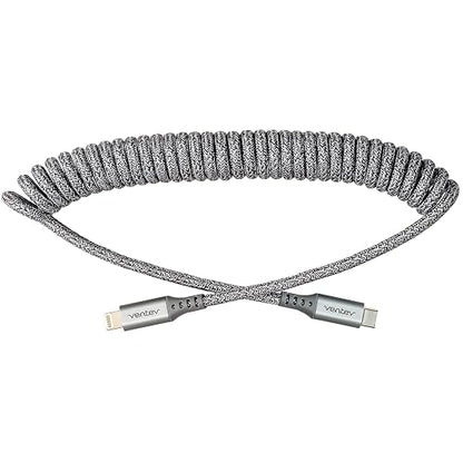 Ventev - Helix 3ft Expandable iPhone Cable | Fast Charging USB C to Apple - Image 5