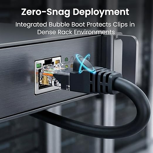 GEARit Cat 6 Patch Cables 1 ft Black Cat6 Patch Cables 1ft Black/Ethernet Patch - Image 5