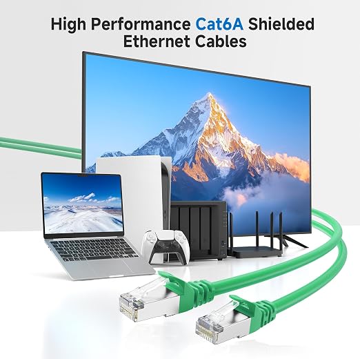 Cable Matters 10Gbps Snagless Shielded Cat 6A Ethernet Cable - 30ft - Image 2