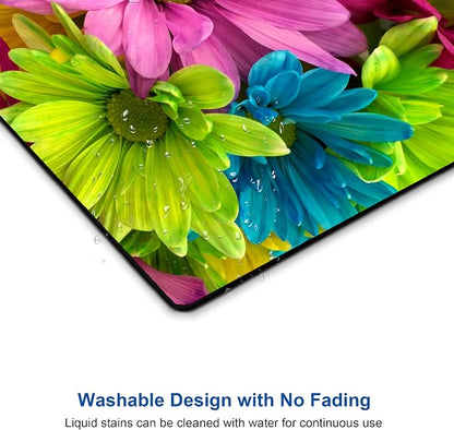 Watercolor Flower Mousepad Computer Mouse pad - Image 6