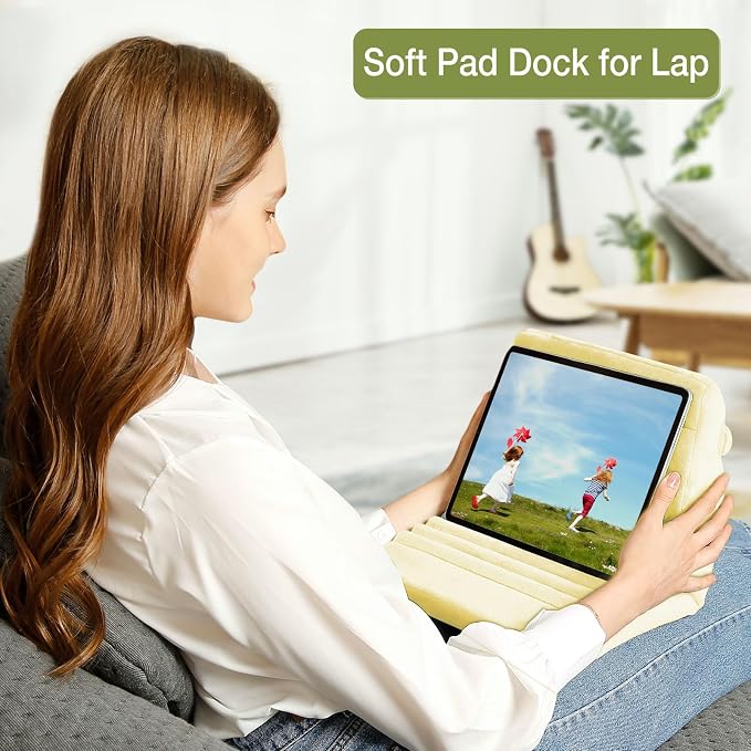 MOSISO Tablet Pillow Stand, Soft Tablet Holder - Image 6