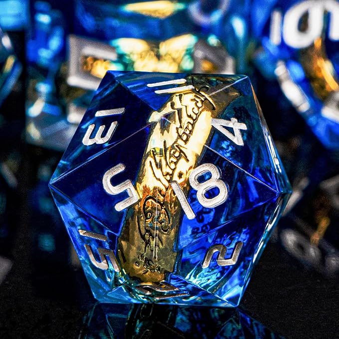 Magic Golden Ring DND Dice Set - Image 3