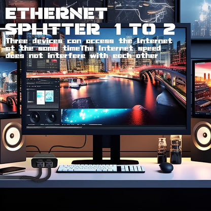 LIEZHUA Gigabit Ethernet Splitter 1 to 2 - Image 8