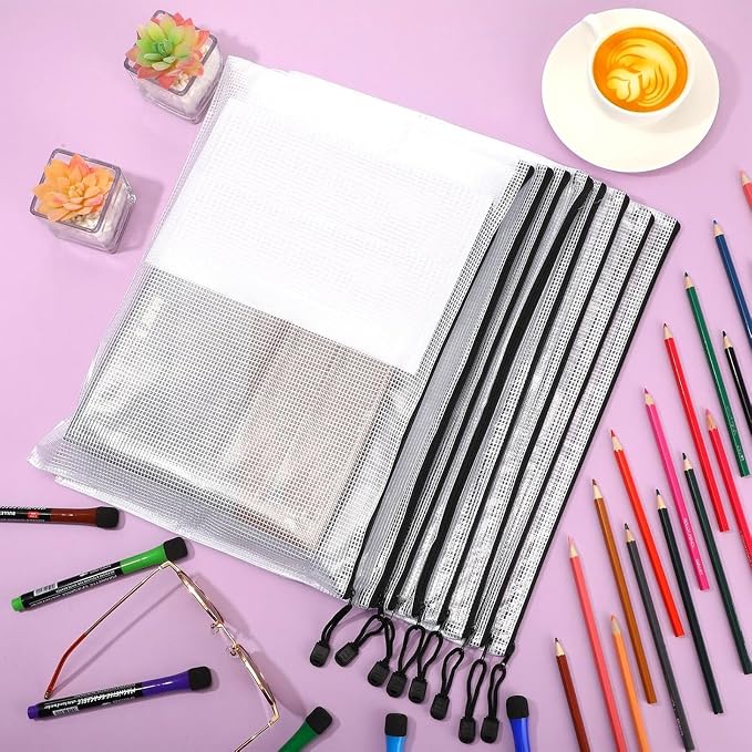 Jetec 32 Pcs Mesh Zipper Bags Toy Storage Bikini Organizer Bag Bolsas Para - Image 5