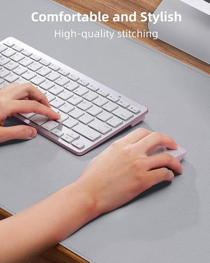 Leather Desk Pad Protector-48 x 24" Computer Desk Mat, Large Mouse Pad - Image 3