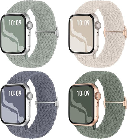 4 Pack Braided Stretchy Bands Compatible by Suitisbest
