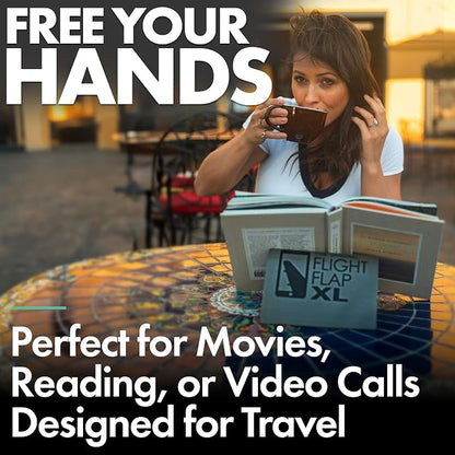 Airplane Tablet Holder, Extra Large 12x7” Flexible Cell Phone and Tablet Holder - Image 3