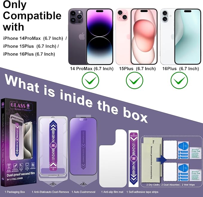 2 Pack Anti Blue Light Matte Screen Protector - Image 7