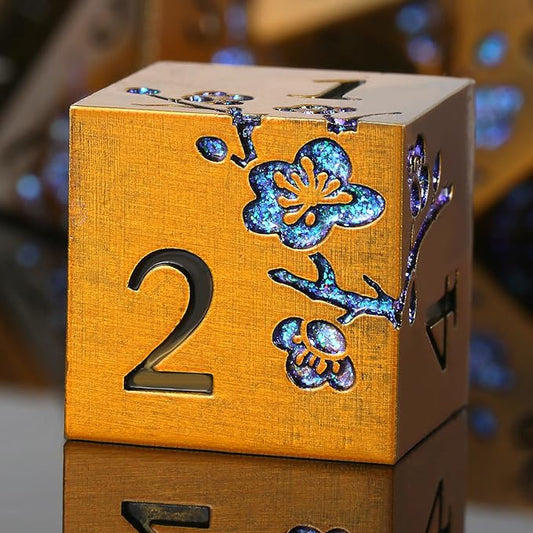Metal Dice Flowers by DNDND