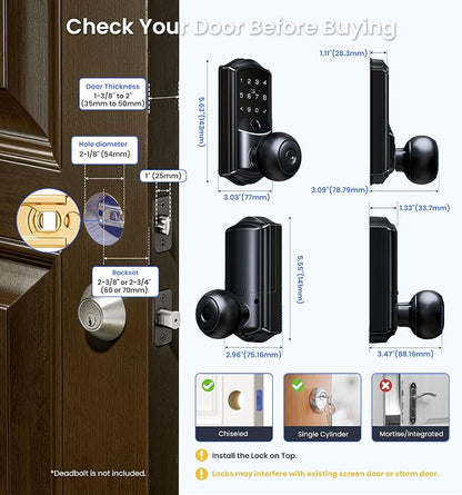 Veise VE028 Built-in Wi-Fi Smart Lock - Image 13