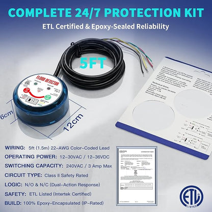 HVAC Flood Sensor Water Leak Detector - Image 9