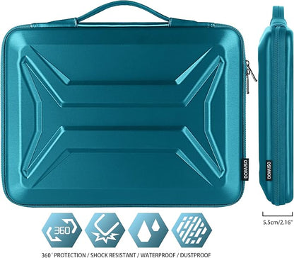 DOMISO 15.6 Inch Laptop Case Rugged Sleeve Waterproof Hard Shell Protective - Image 3