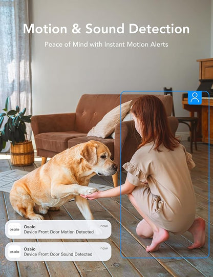 GNCC 2K Indoor Security Camera for Home, Pet Camera 2.4g/5g WiFi, Mini Dog Cam - Image 8